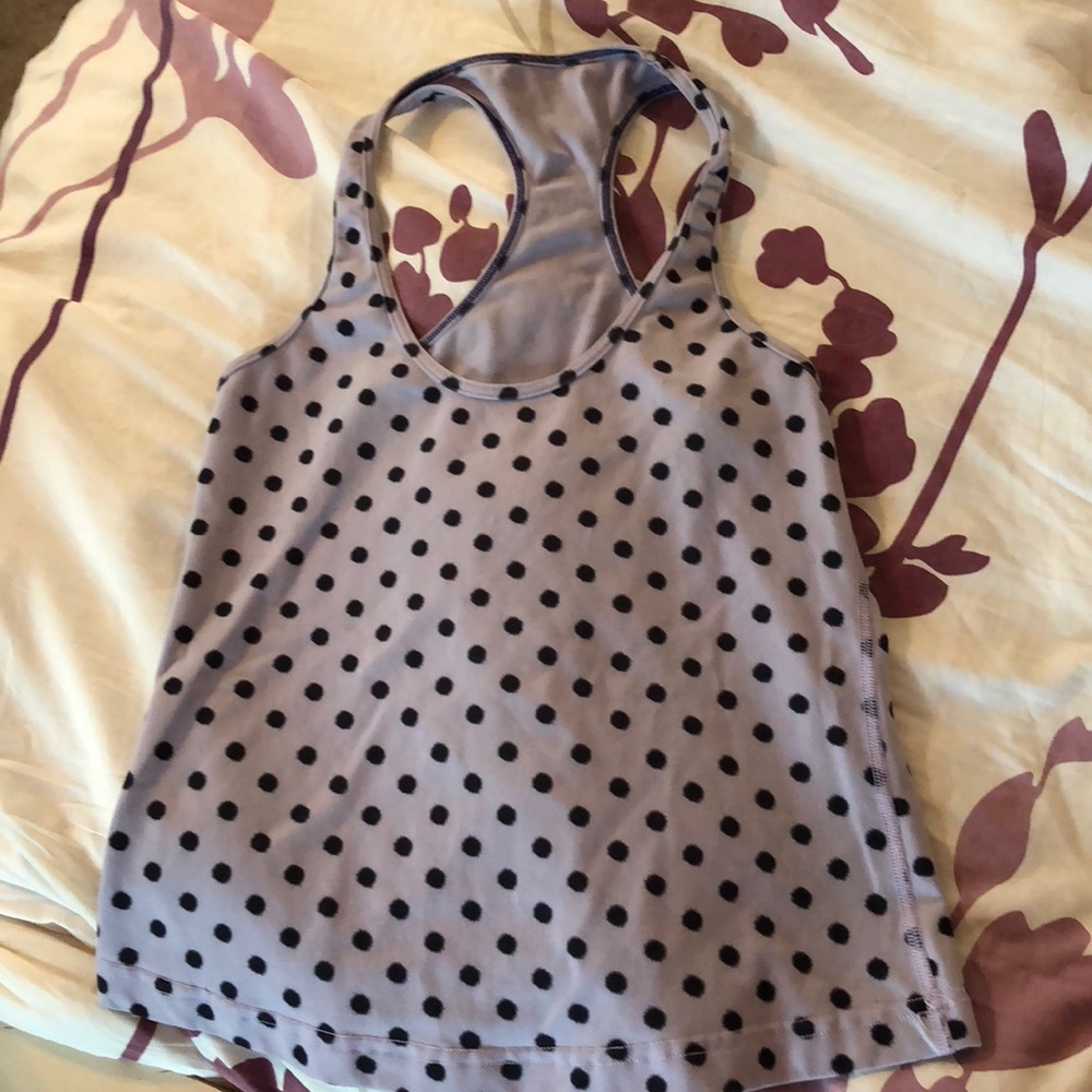 Lululemon Purple Polka Dot Tank Top